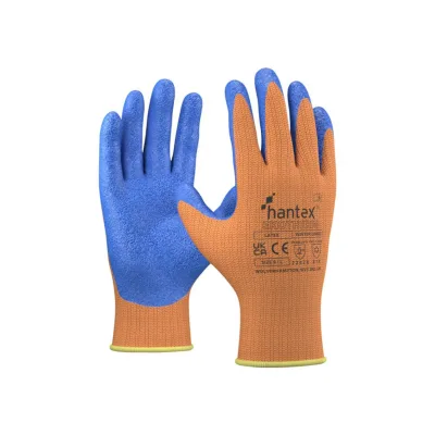 HANTEX Hi-Vis latexmártott téli kesztyű