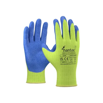 HANTEX Hi-Vis latexmártott téli kesztyű