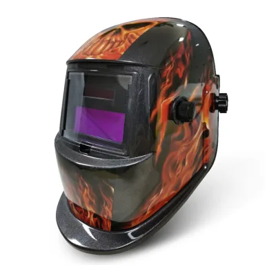 Hegesztőpajzs automata érzékenység 110x90mm TOP WH HELL, fekete/piros