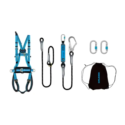 Heveder szett Irudek Everest, Light 4 + 981 + Fasten 239 + Astun I 140HSS, kék/fekete, L-XL teljes testheveder