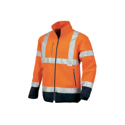 ISSALINE FLASH minősített jól láthatósági softshell kabát
