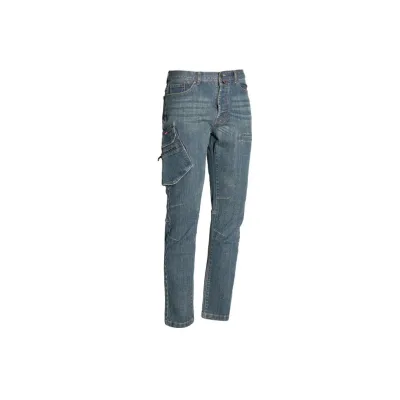 ISSALINE multi sokzsebes stretch farmernadrág