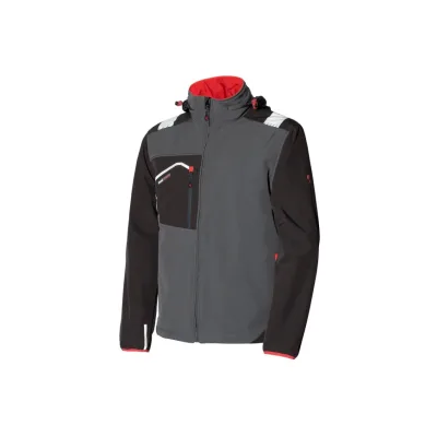 ISSALINE Posh softshell lélegző kabát vízálló cipzárral