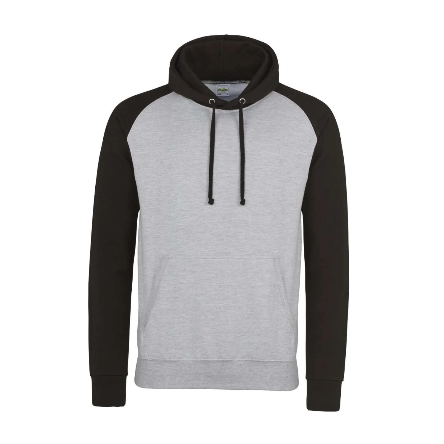 Just Hoods Baseball kapucnis pulóver pulóverek és kardigán Melírozott szürke/mélyfekete