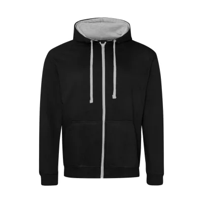 Just Hoods Varsity cipzáras kapucnis pulóver pulóverek és kardigán