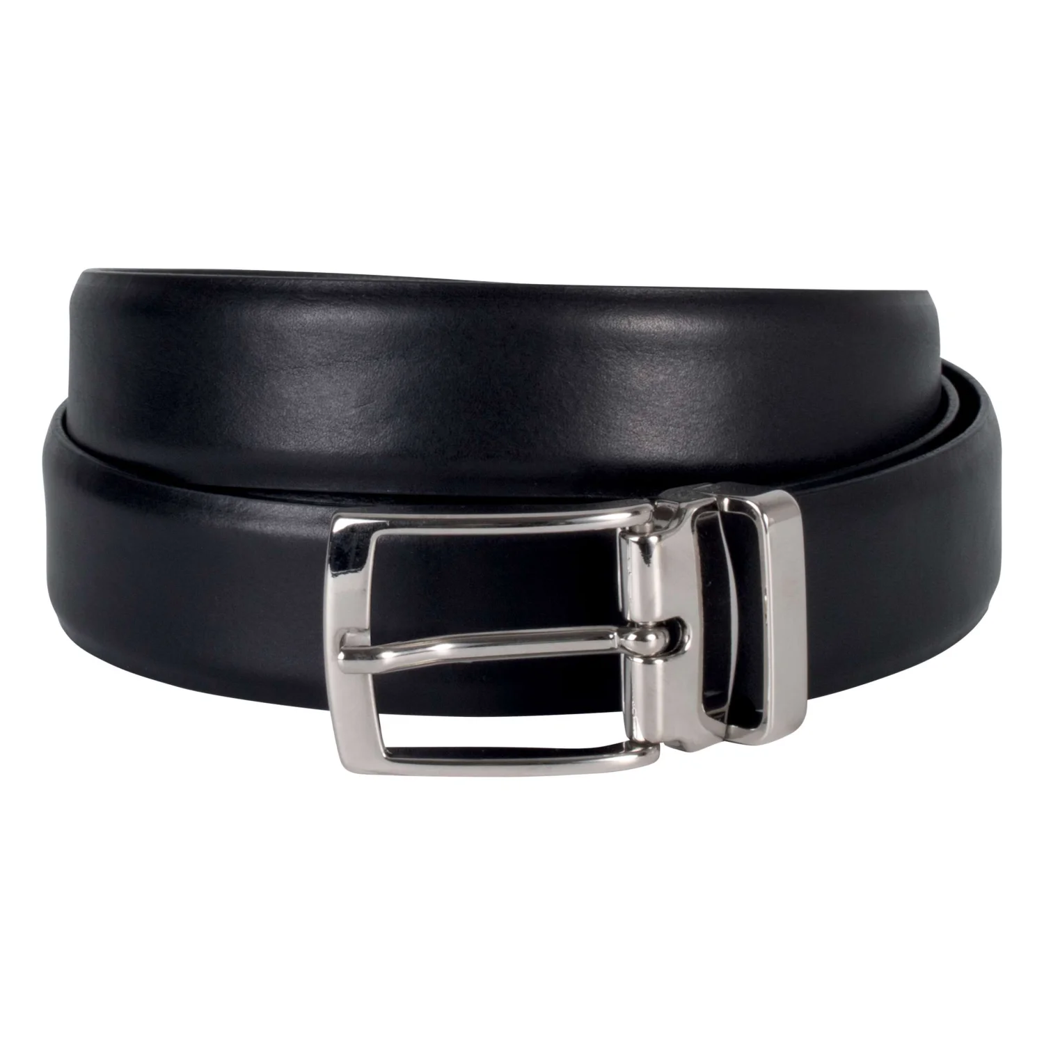 K-UP Bőröv - 30 mm széles Fekete