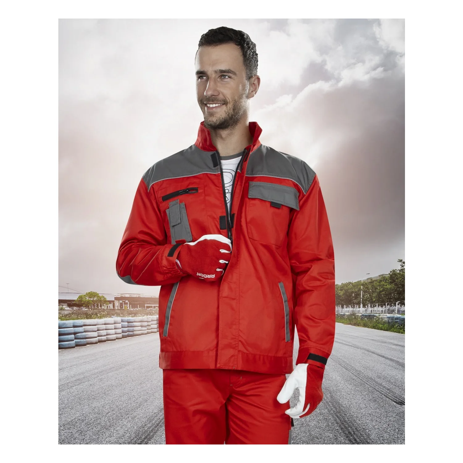 Kabát ARDON®2STRONG 01 Piros