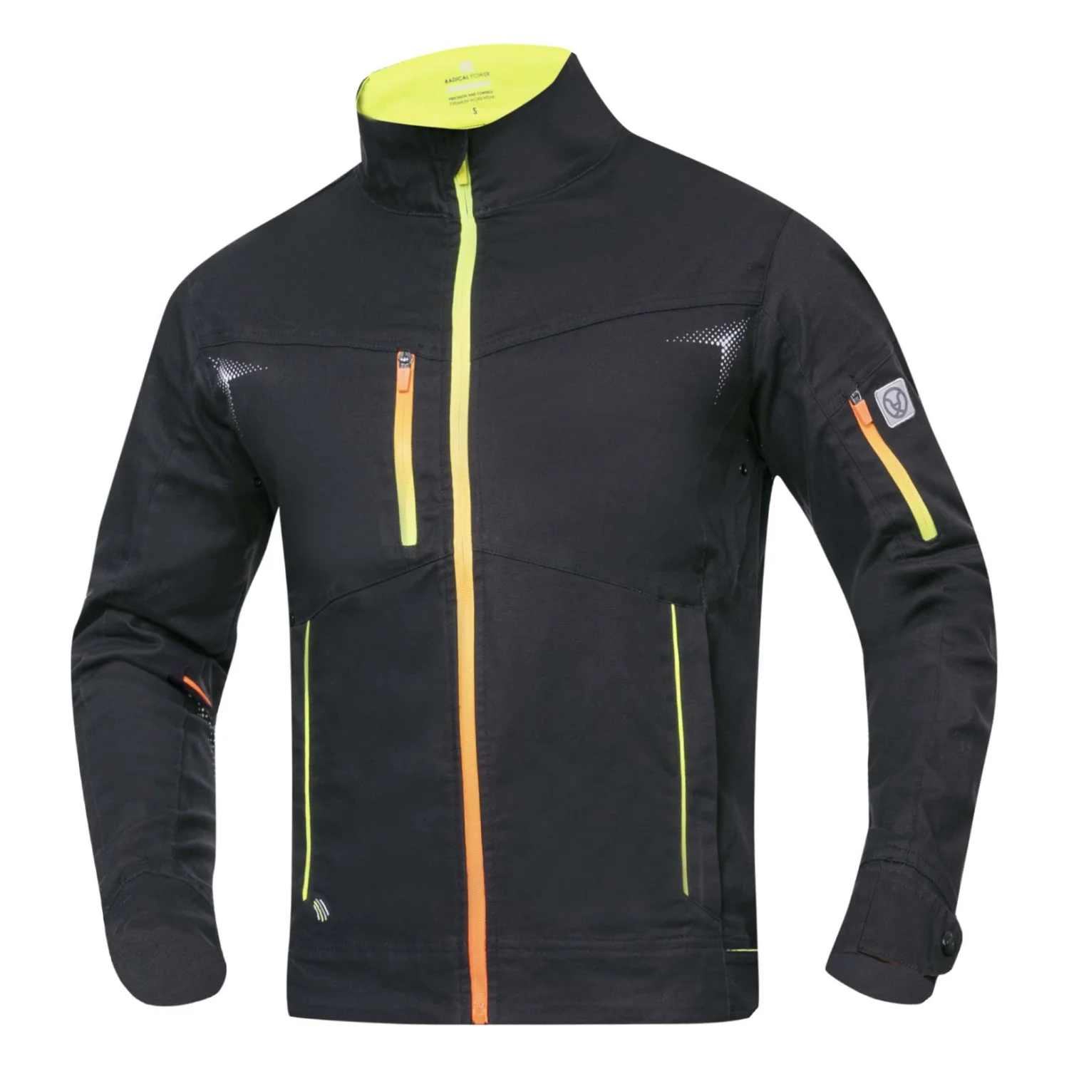 Kabát ARDON®CREATRON® -neon Fekete