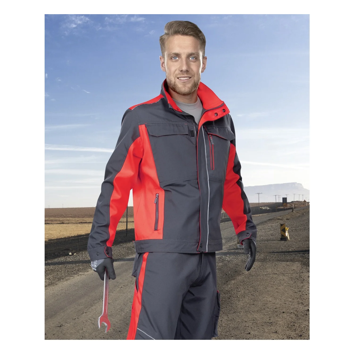 Kabát ARDON®NEON Piros