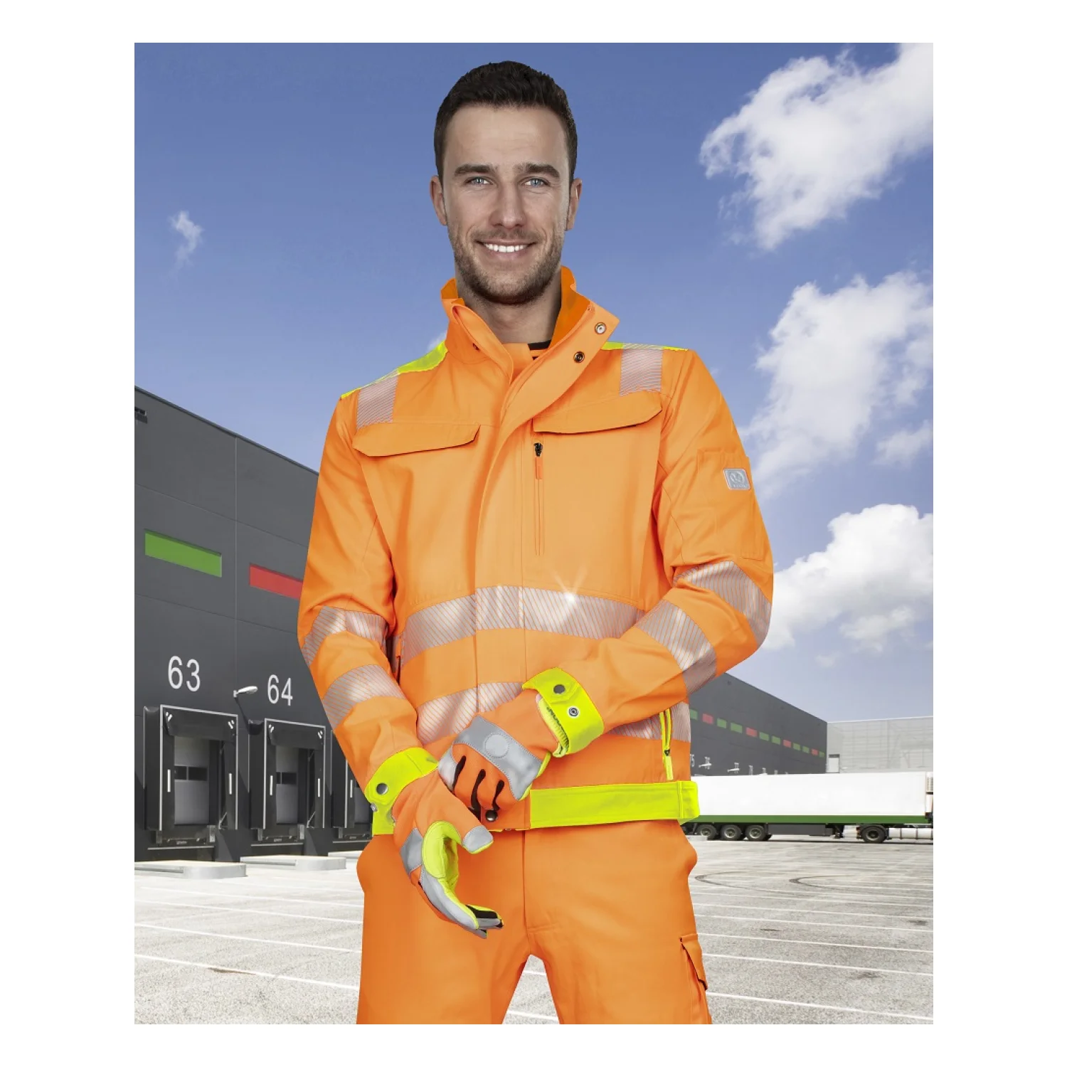 Kabát ARDON®SIGNAL Narancssárga