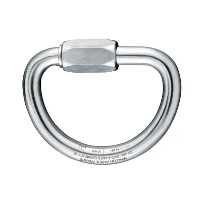 Karabiner Irudek Maillon D-Link 10, acél, 10mm