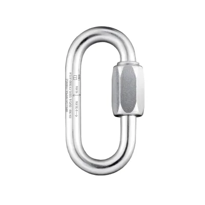Karabiner Irudek Maillon Oval Link 10, acél, 20mm