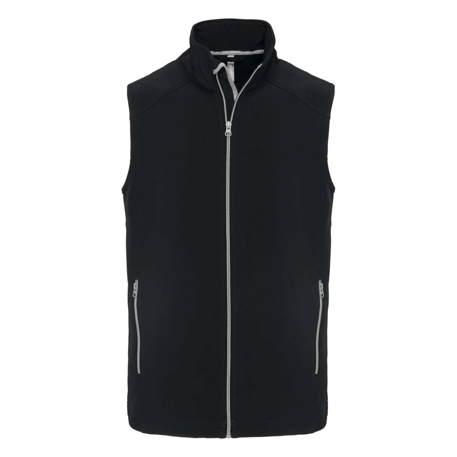 Kariban 2 rétegű softshell mellény Fekete