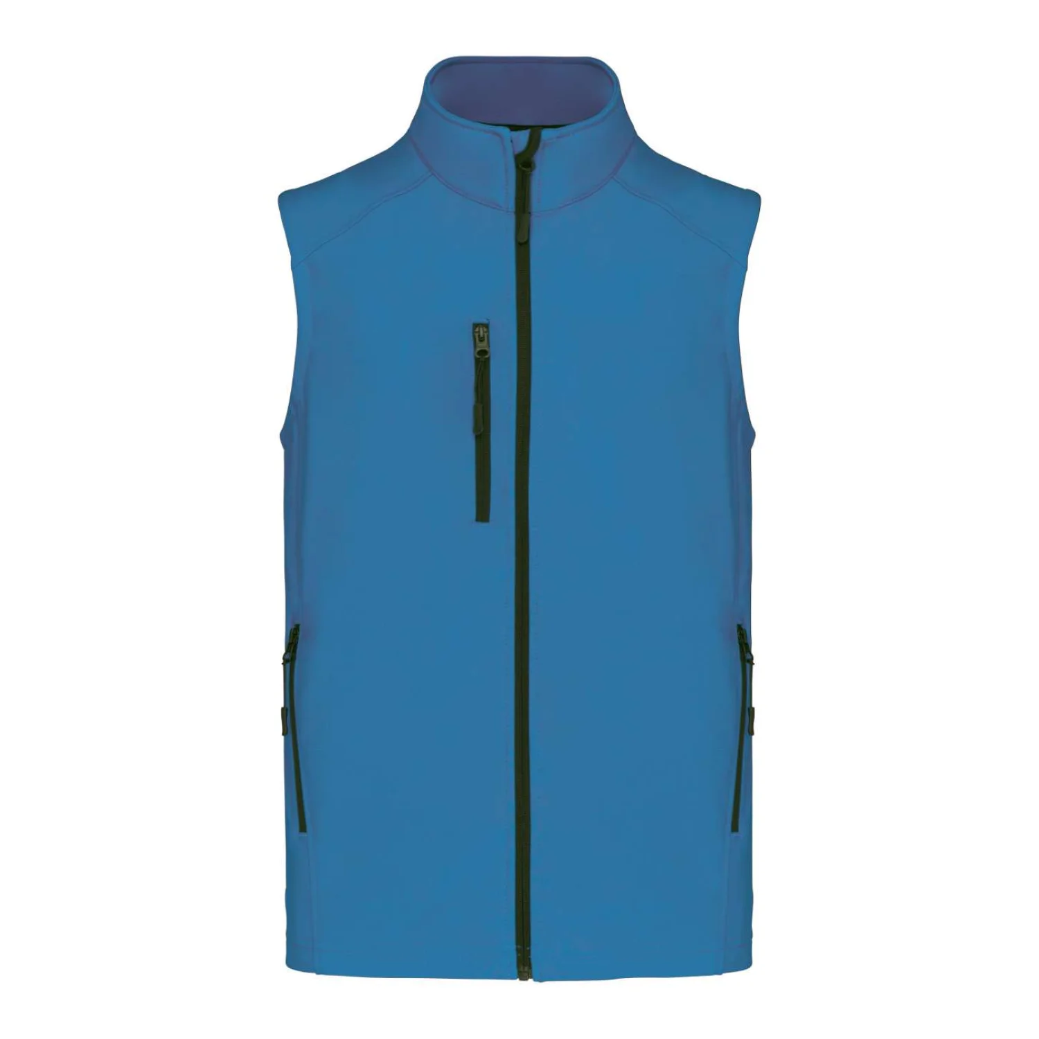 Kariban Férfi softshell mellény Aqua kék