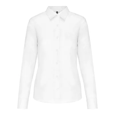 Kariban Jessica - női hosszú ujjú könnyen kezelhető polycotton poplin ing