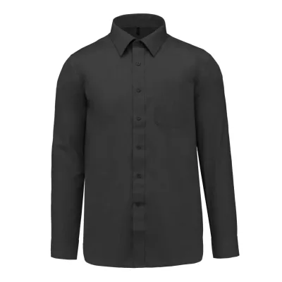 Kariban Jofrey - férfi hoszú ujjú könnyen kezelhető polycotton poplin ing
