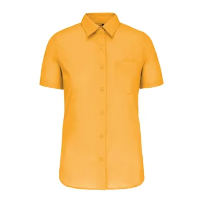 Kariban Judith - női rövid ujjú könnyen kezelhető polycotton poplin ing