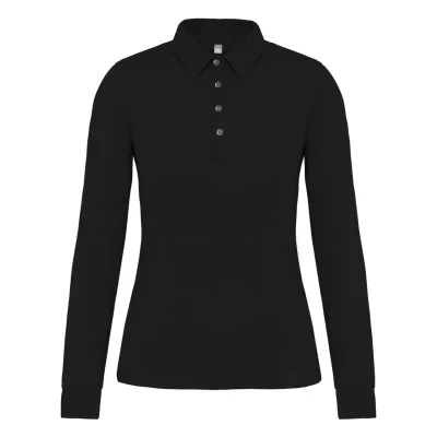 Kariban Női hosszú ujjú jersey galléros póló