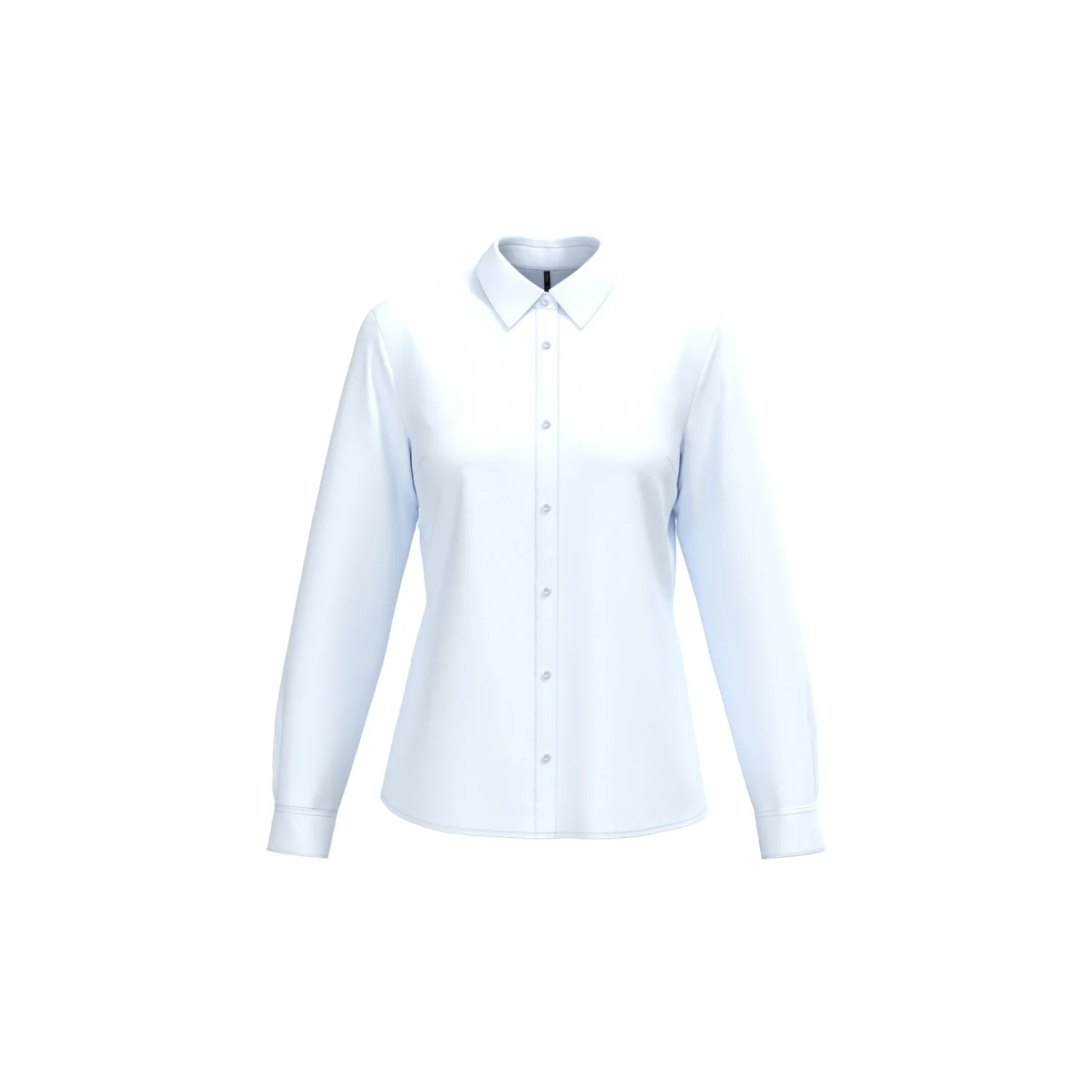Kariban Női poplin easy care polycotton ing Fehér