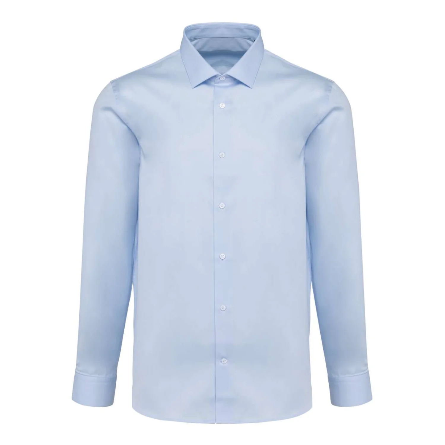 Kariban Premium Férfi hosszú ujjú twill ing Essential világoskék