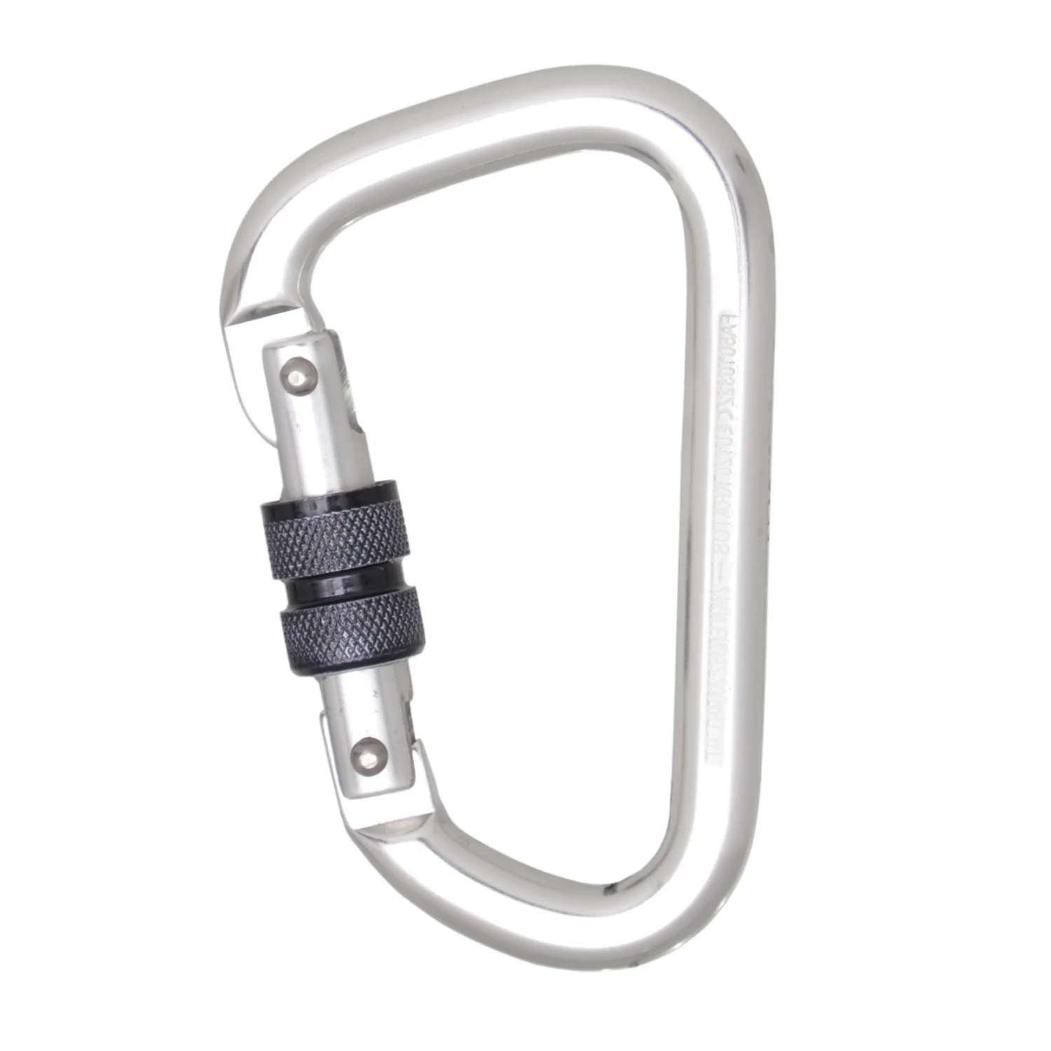 Kratos alumínium csavaros reteszelő karabiner 22,5mm nyílással KRA-FA5010322 Fém