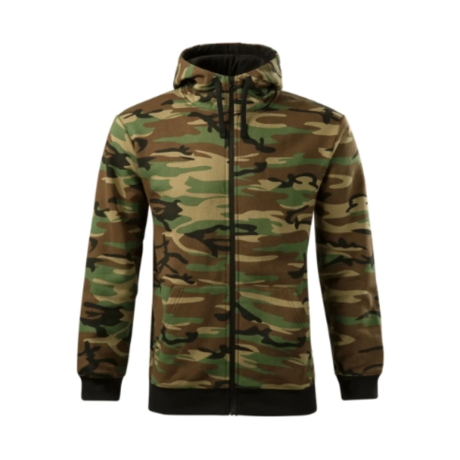 MALFINI Camo Zipper pulóverek és kardigán Barna terepszín 33