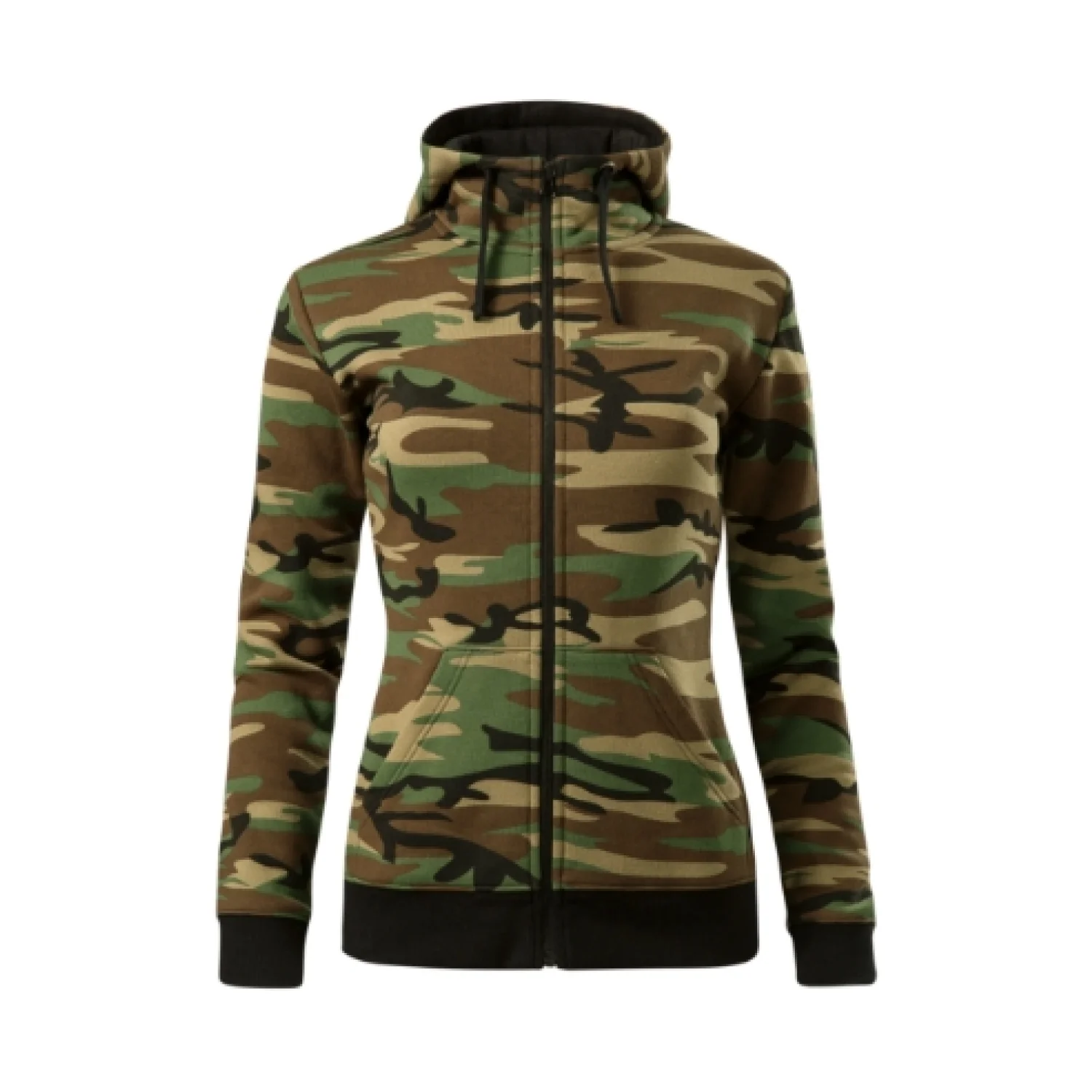 MALFINI Camo Zipper pulóverek és kardigán Barna terepszín 33