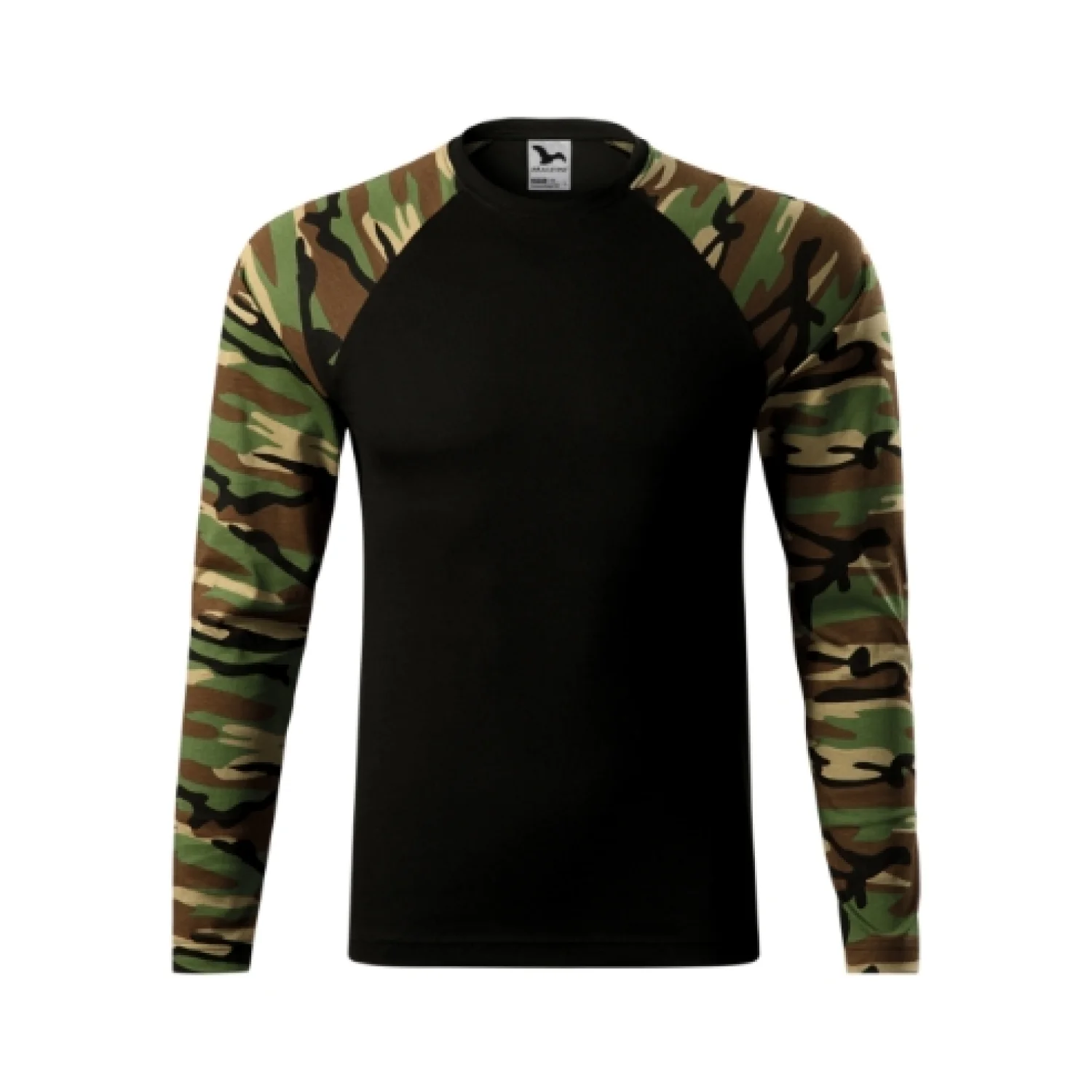 MALFINI Camouflage LS póló Barna terepszín 33