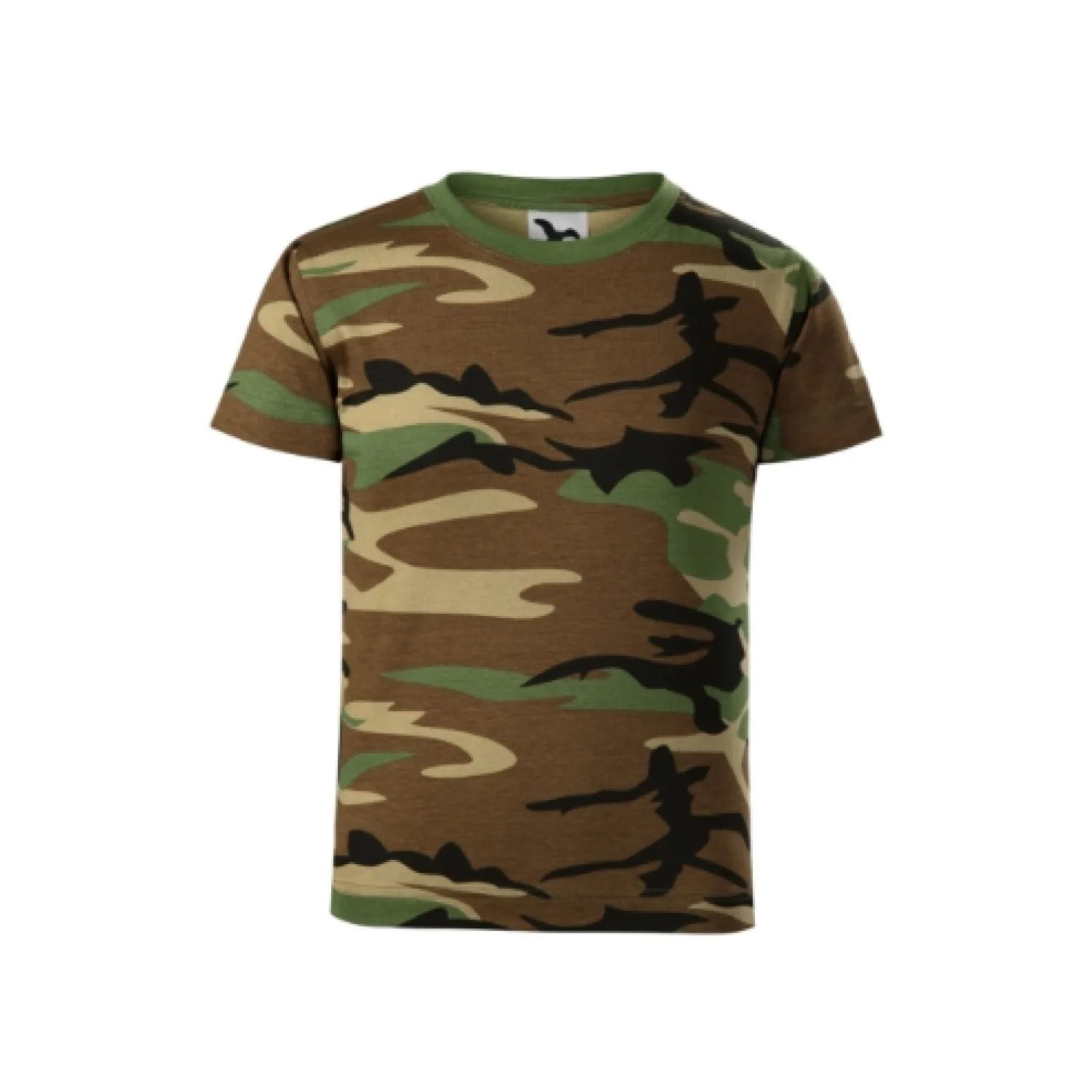 MALFINI Camouflage póló Barna terepszín 33