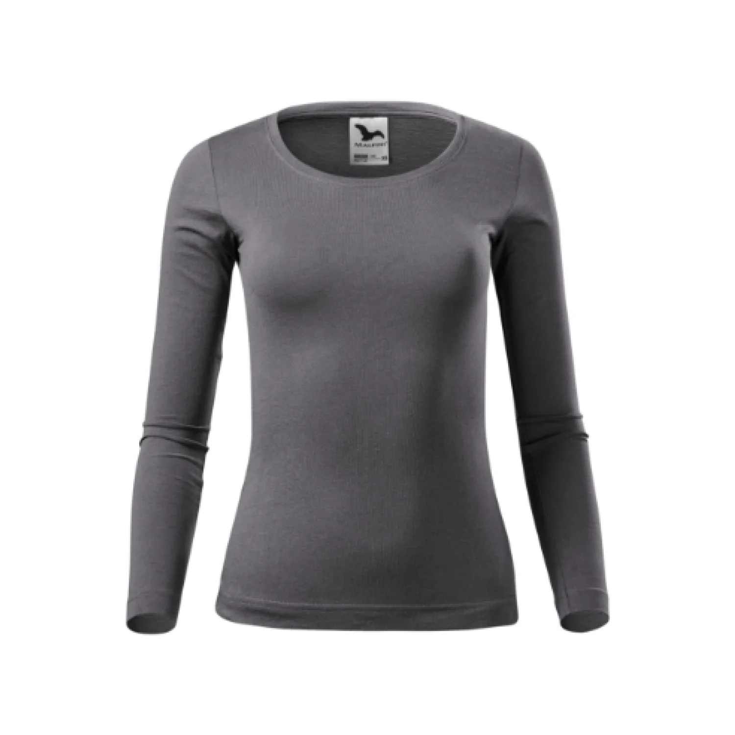 MALFINI Fit-t ls póló Acélszürke 36