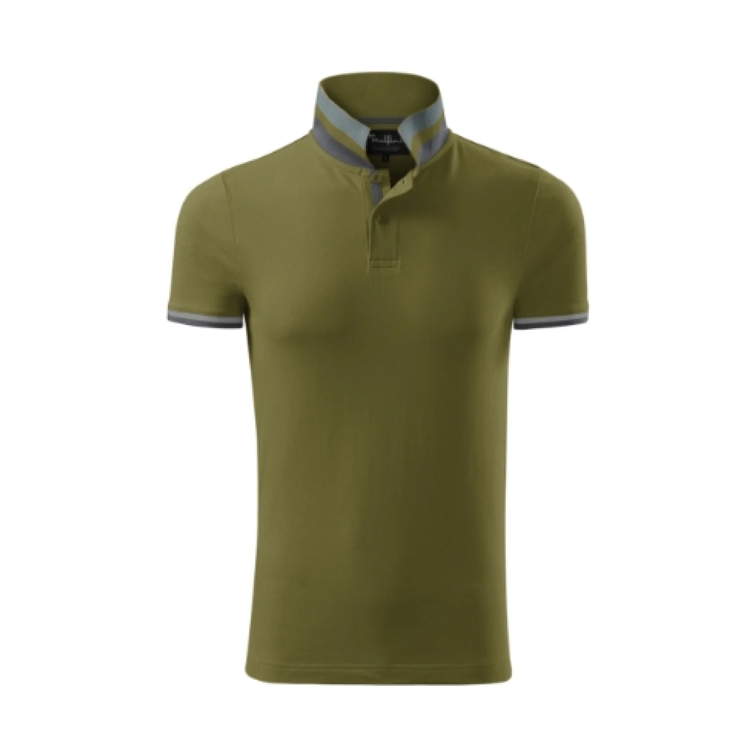 MALFINI Premium Collar Up póló Avokádózöld A3