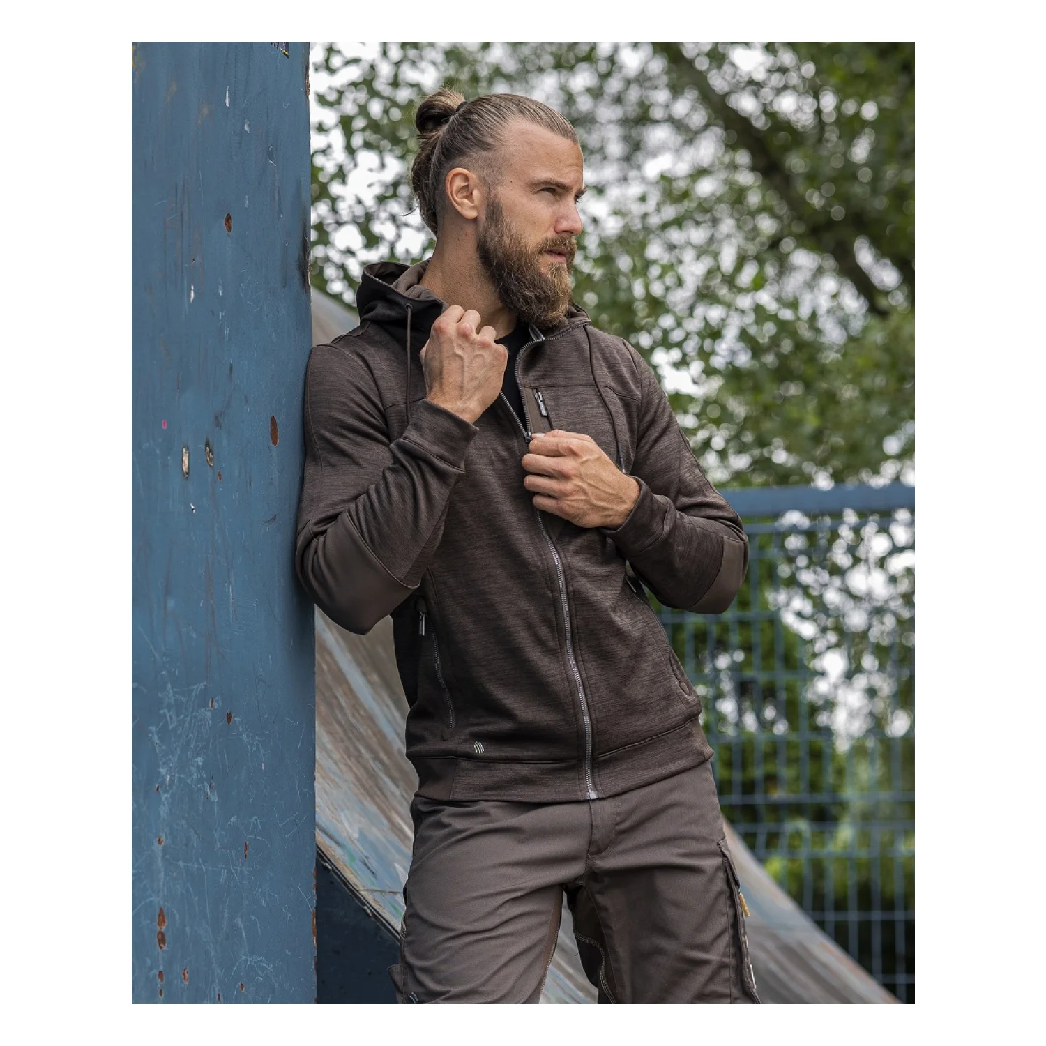Melegítő felső ARDON®3DBreathe melange Barna
