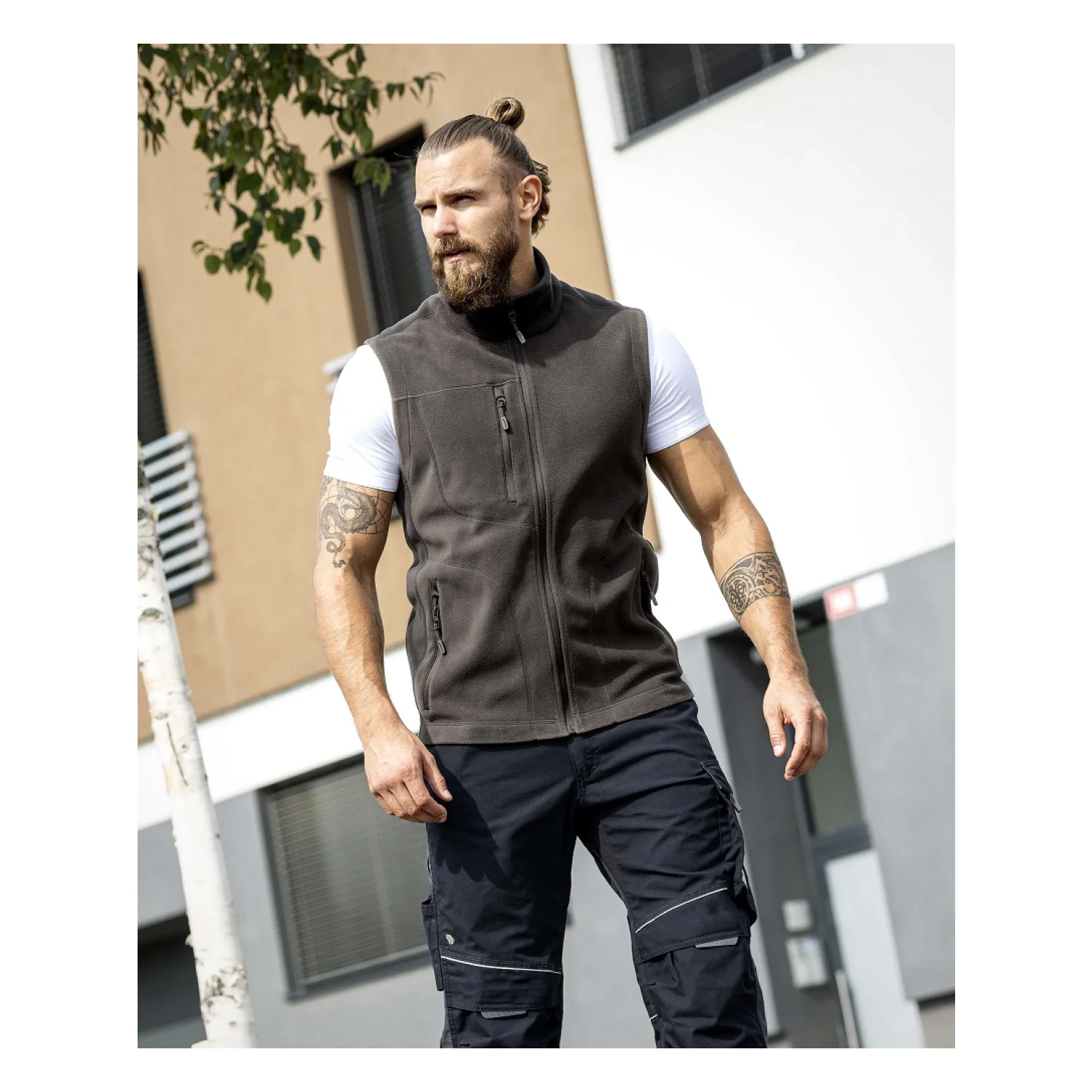 Mellény fleece ARDON®MARTIN férfi Barna