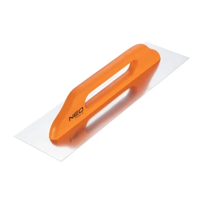NEO Acél simító, rozsdamentes, 480x128mm, fa markolat építőipari kéziszerszám