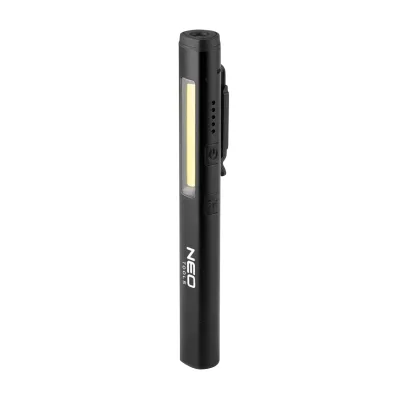 NEO Akkus műhely-vizsgálólámpa, lézer, UV, tölthető, 450lum COB LED, 10W kézi