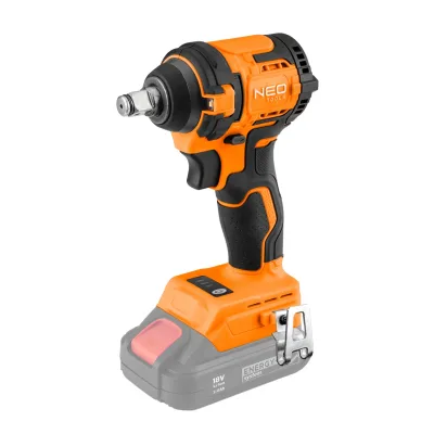 NEO Akkus szénkefementes ütvecsavarozó 1/2" (négyszög) ENERGY+, 18V, kompakt, 350Nm, akku nélkül akkus gép