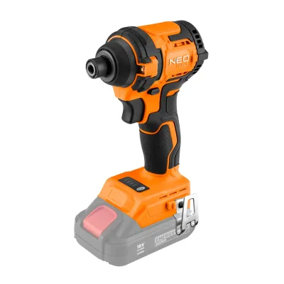 NEO Akkus szénkefementes ütvecsavarozó 1/4" (hatszög) ENERGY+, 18V, kompakt, 300Nm, akku nélkül akkus gép