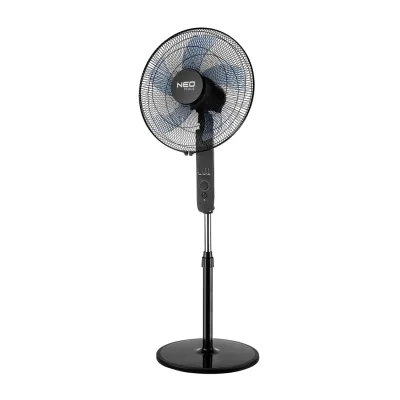NEO Álló ventilátor 45W, átmérő 40cm, 3 sebességfokozat, forgó, távirányitó, időzités, 3 üzemmód fűtő- és hűtőkészülék