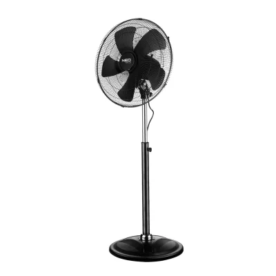 NEO Álló ventilátor műhelybe, 100W, átmérő 45cm, 3 sebességfokozat, forgó fűtő- és hűtőkészülék
