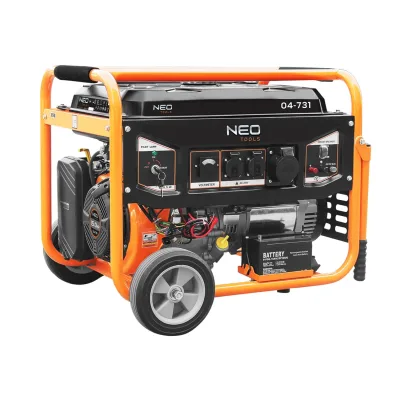 NEO Áramfejlesztő, generátor, 6-6.5kW, 4 ütemű benzinmotorral gép