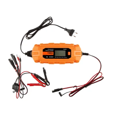 NEO Automatikus akkumulátortöltő 4A/70W, 3-120Ah, savas / AGM / gél akkumulátorokhoz autóipari szerszám