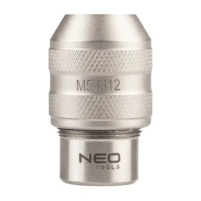 NEO Befogóadapter menetfúrókhoz, 3/8", M5-M12 menetkészítő