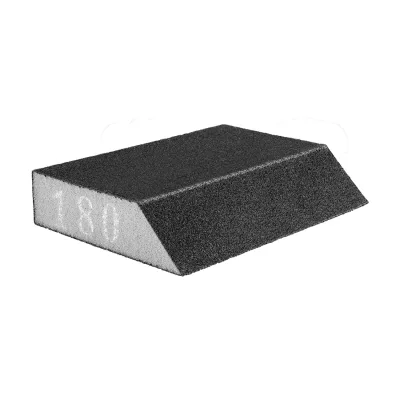 NEO Csiszolószivacs 45fokos élű, 125x25x90mm, K180, min. rendelés: 5db festő- és burkolószerszám