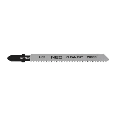 NEO Dekopírfűrészlap, T-befogó, CV, 10TPI, 75/100mm, fa-műanyag-rétegelt lemez, 2db