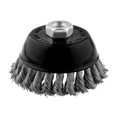 NEO Drótkorong, fazékkefe sodrott 100mm M14 drótkorongok és