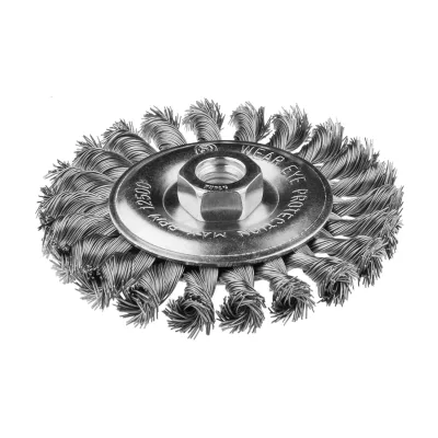 NEO Drótkorong, tányér egyenes, sodrott 115mm INOX M14 drótkorongok és
