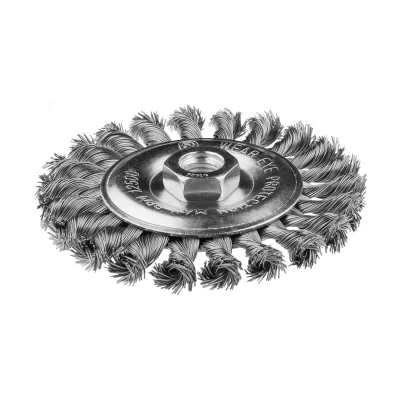 NEO Drótkorong, tányér egyenes, sodrott 125mm INOX M14 drótkorongok és