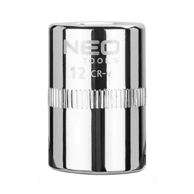 NEO Dugókulcs 12mm, 1/4", 6 pontos, Superlock, min. rendelés: 5db