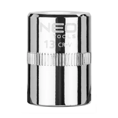NEO Dugókulcs 13mm, 1/4", 6 pontos, Superlock, min. rendelés: 5db