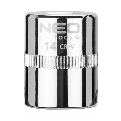 NEO Dugókulcs 14mm, 1/4", 6 pontos, Superlock, min. rendelés: 5db